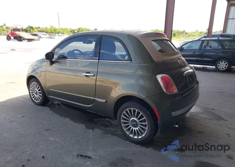 2012 Fiat 500C Lounge из США, поврежденный, VIN 3C3CFFERXCT207805